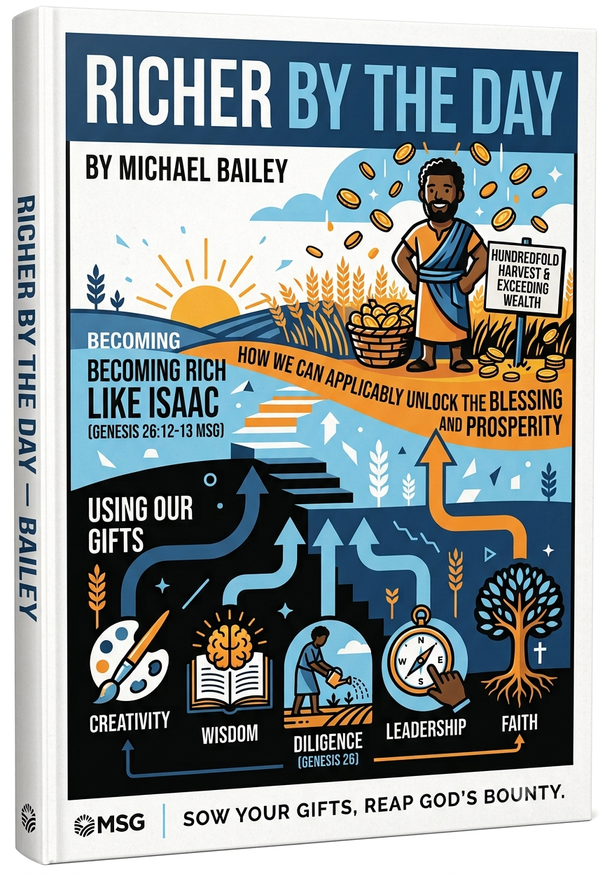 Richer By The Day Book Cover by Michael Bailey